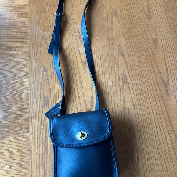 Vintage Black Coach Purse - Picture 2 of 12